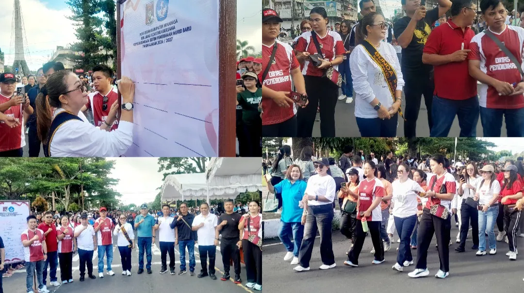 Urusan Murid Baru dan Jalan Sehat Tondano