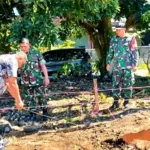 Koramil 1302-14 Amurang Sukseskan Pembangunan Pusat Gizi Ranoyapo