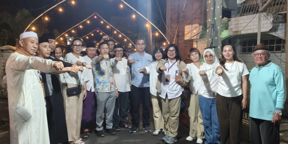 Relawan Salurkan Sapi Kurban Prabowo dan YSK di Masjid Baiturahman Langowan