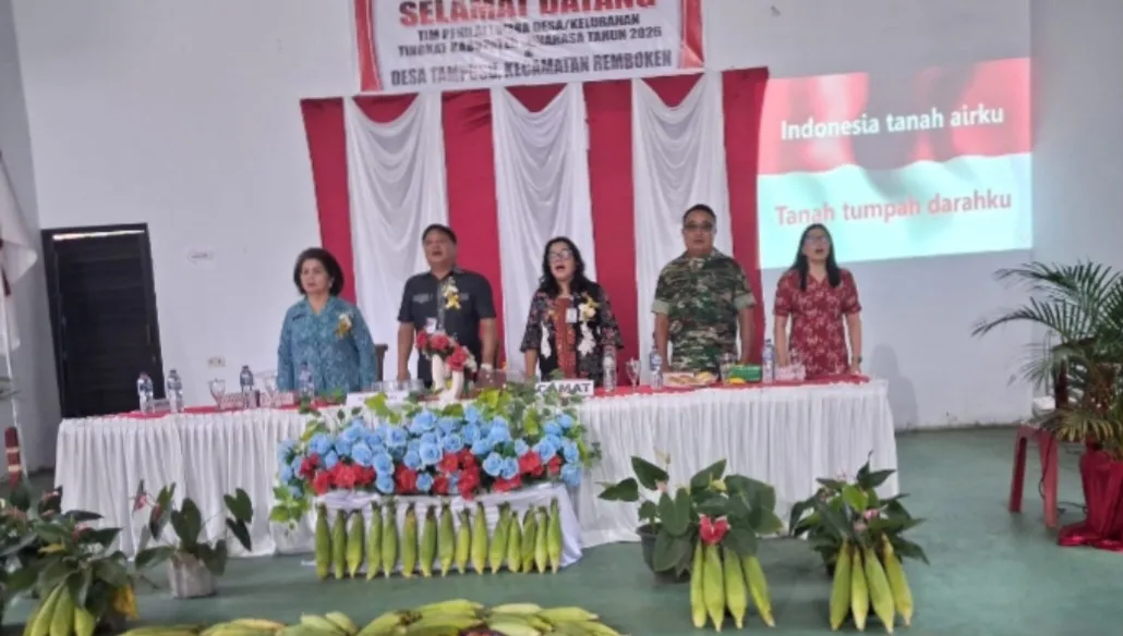 Danramil 1302-04 Remboken Jaga Objektivitas Penilaian Lomba Desa di Tampusu