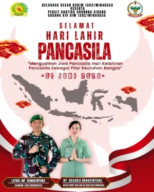 Dandim 1302 Minahasa Ajak Masyarakat Mengamalkan Pancasila