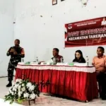 Bahas Stabilitas Wilayah, Babinsa Koramil 1302-16/Tumpaan Hadiri Rakoor Evaluasi di Tareran