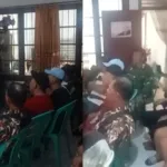Perkuat Kemanunggalan, Koramil 1302-09/Langowan Gelar Nobar Piala Dunia Bersama Warga Taraitak