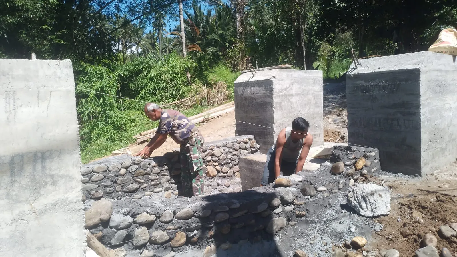 Cuaca Cerah Dukung Pembangunan Jembatan Perintis Garuda, Progres Capai 70,31 Persen