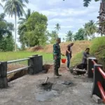 Progres Pembangunan Jembatan Armco Di Ratahan, Capai 90 Persen.