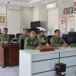Dandim 1302/Minahasa Dukung Evaluasi Percepatan Pembangunan KDKMP Melalui Vicon Wakil Panglima TNI.