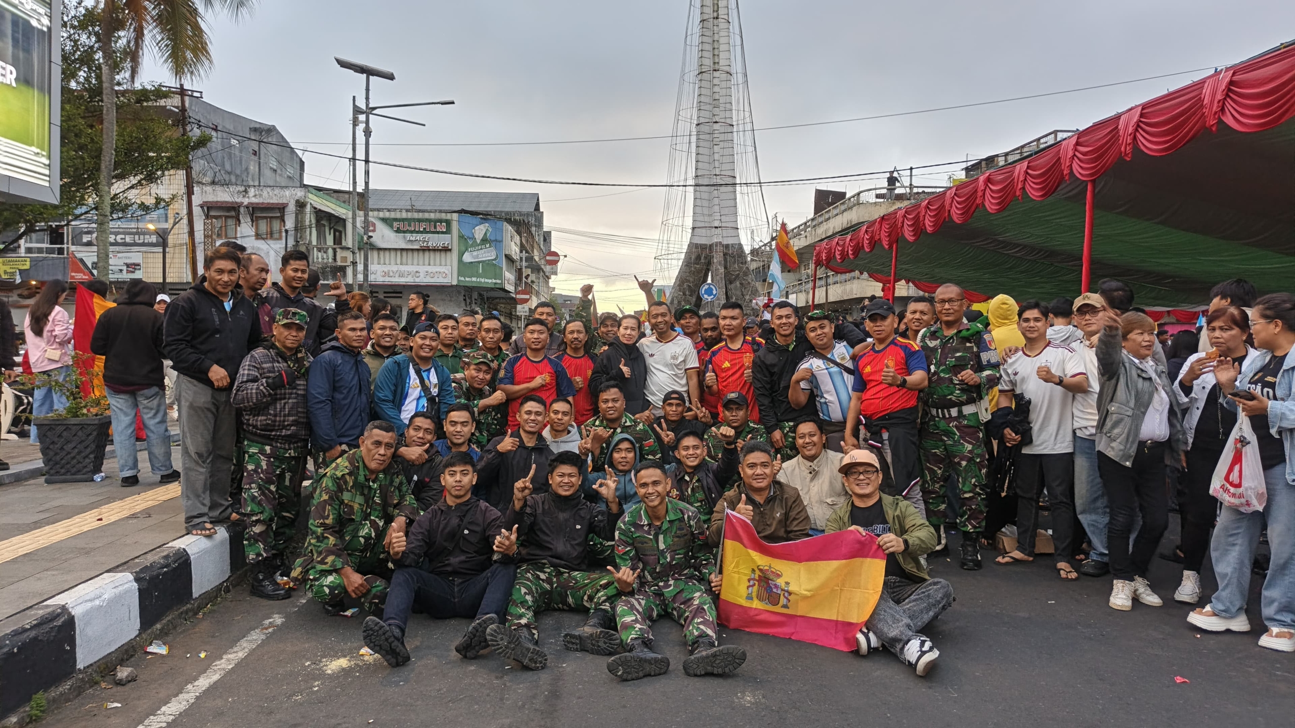 Sinergi TNI, Polri, Forkopimda, Dan Masyarakat Menguat Di Nobar Final Piala Dunia 2026.