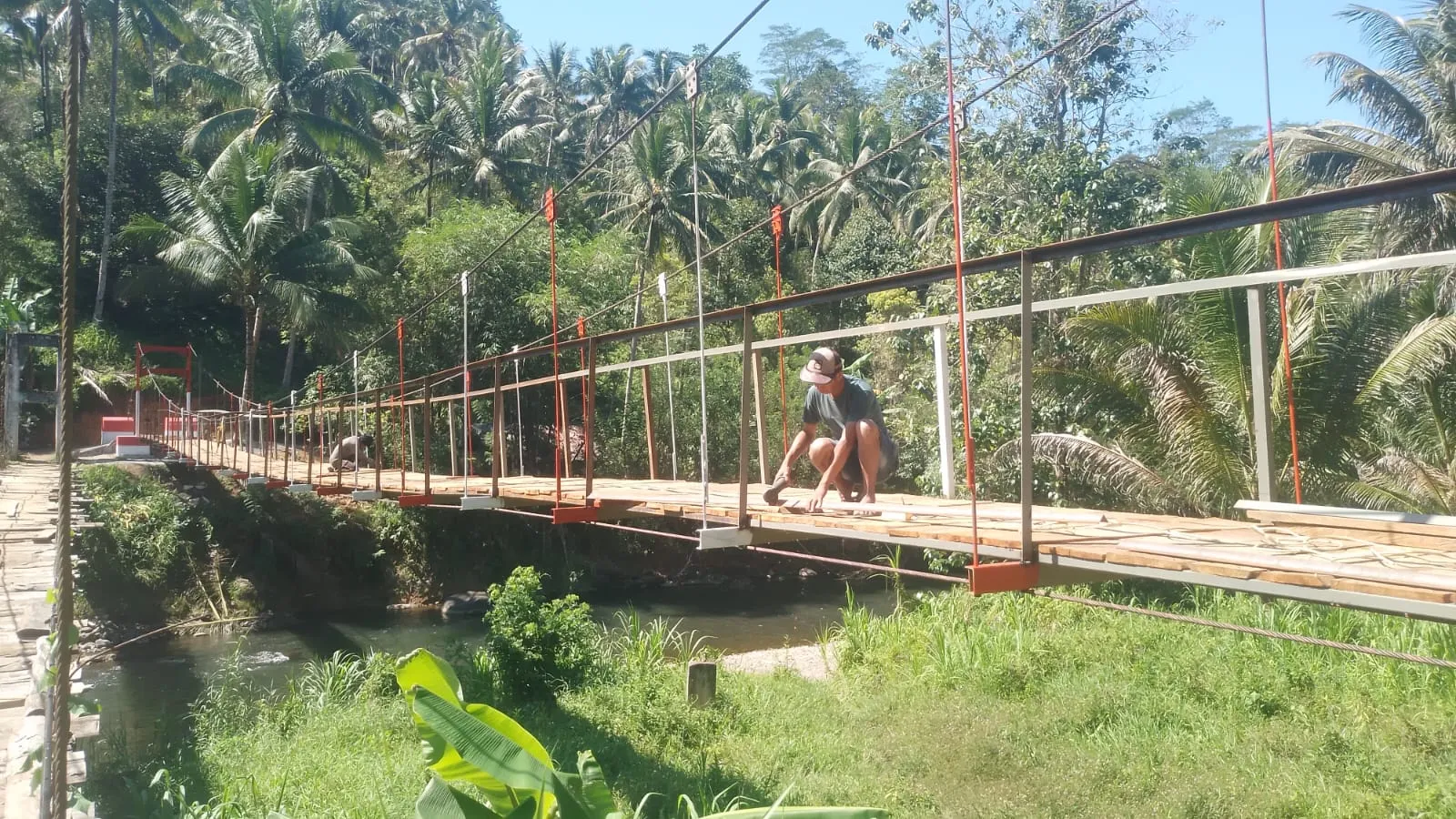 Pembangunan Jembatan Perintis Garuda, Progres Capai 81,30 Persen.