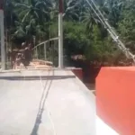 Semangat Babinsa Tak Surut, Pembangunan Jembatan Perintis Garuda Terus Berjalan.