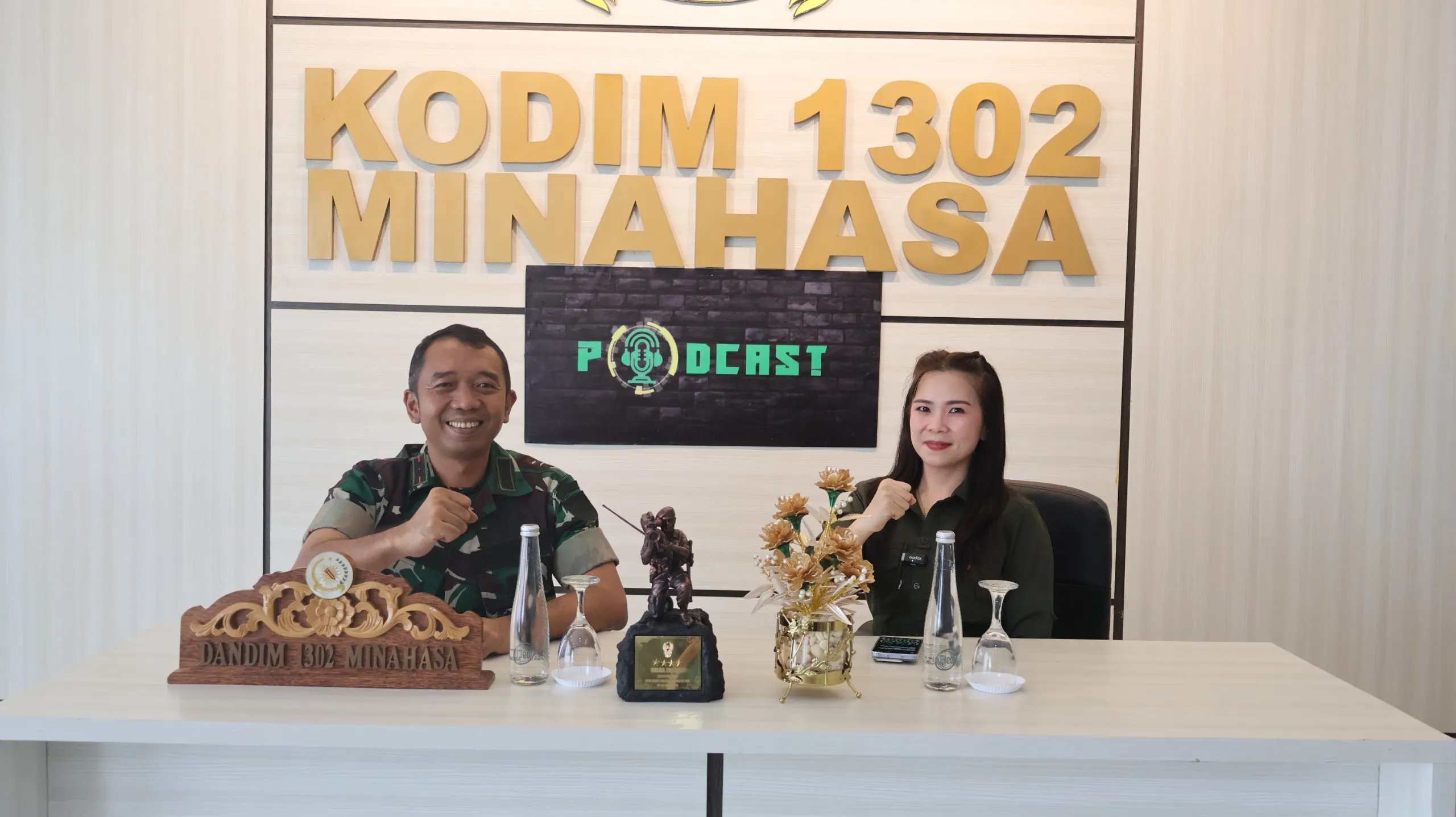 Podcast Dandim 1302/Minahasa Ungkap Capaian Pembangunan Dan Peran TNI Untuk Masyarakat.