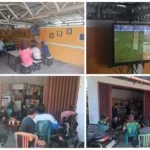 “Nobar Bersama, TNI dan Masyarakat Tondano Perkuat Silaturahmi”.