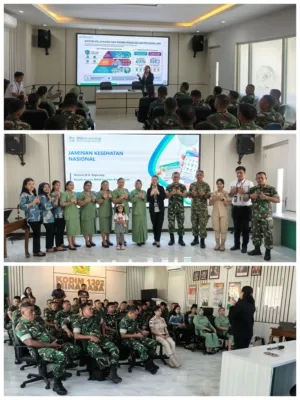 Kodim 1302/Minahasa Tingkatkan Pemahaman Prajurit Melalui Sosialisasi Program JKN.