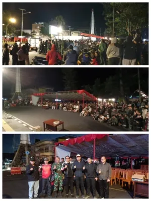 “Semangat Piala Dunia, Perkuat Sinergitas TNI-Forkopimda Dan Masyarakat Minahasa”.