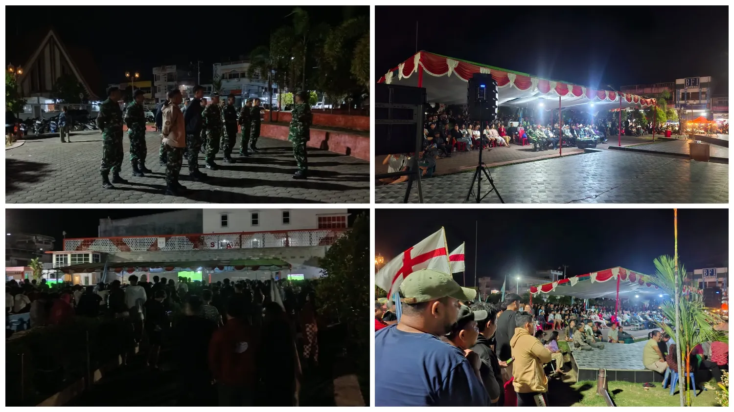 Dari Tondano Hingga Amurang, Kodim 1302/Minahasa Semarakkan Nobar Piala Dunia 2026.