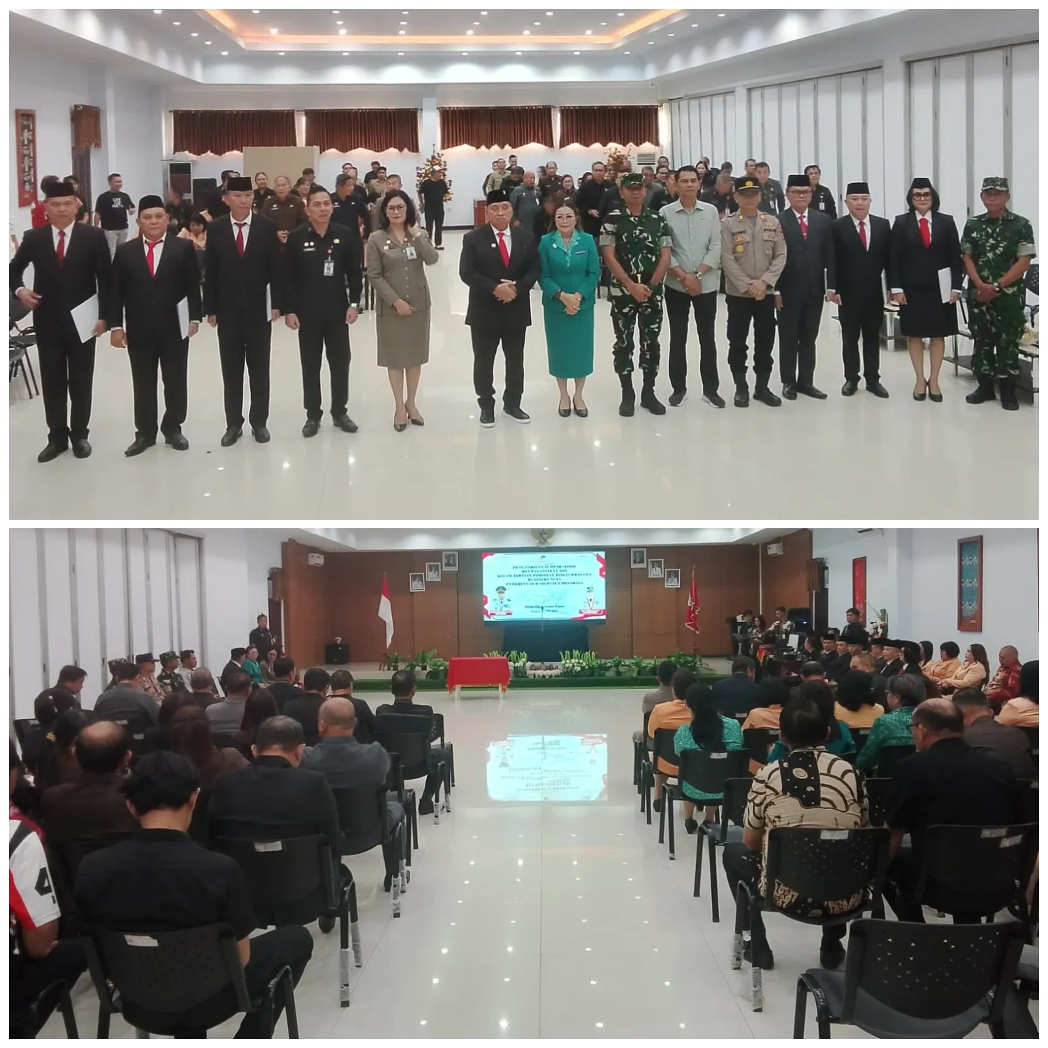 Komandan Kodim 1302/Minahasa Bersama Forkopimda Dukung Reformasi Birokrasi.