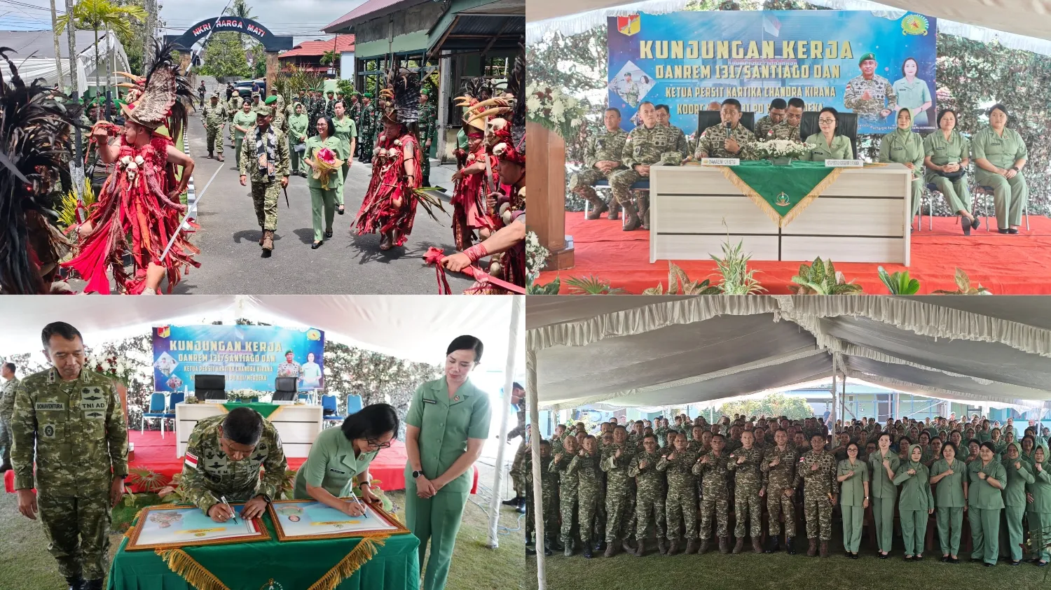 “Danrem 131/Santiago Perkuat Profesionalisme Dan Pengabdian Prajurit Kodim 1302/Minahasa.”