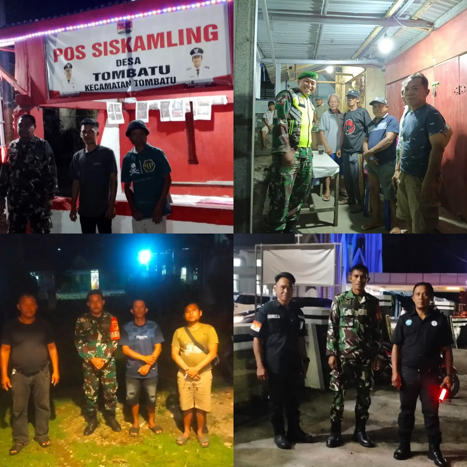Kodim 1302/Minahasa Dan Masyarakat Perkuat Keamanan Wilayah.