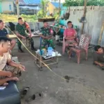 Prancis Menang 3-0 atas Swedia, Koramil 1302-02/Eris Semarakkan Nobar Bersama Warga