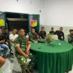 Nobar Piala Dunia Jadi Ajang Memperkuat Kemanunggalan TNI-Rakyat di Tomohon