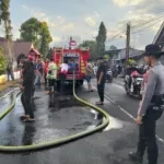 Kebakaran Hanguskan 10 Ruangan SDN 5 Langowan, Polsek Langowan Bergerak Cepat Amankan Lokasi