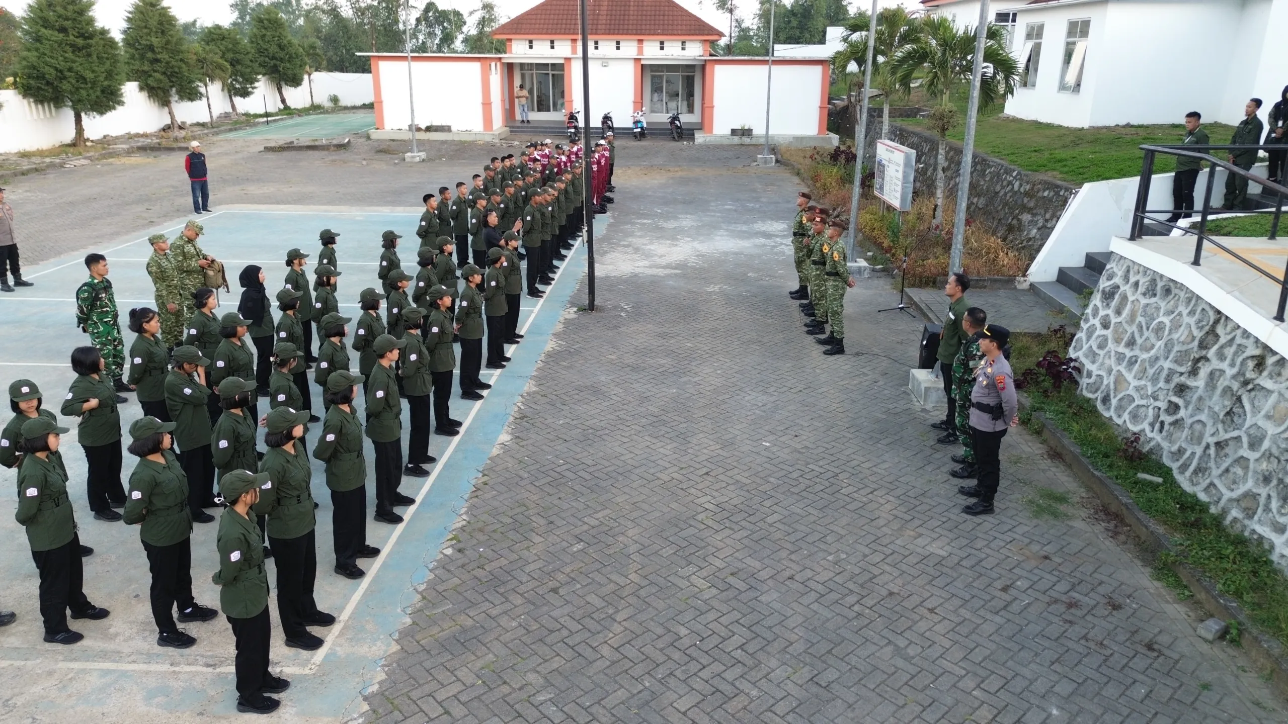 Kodim 1302/Minahasa Sambut Bhakti Taruna AKMIL, Perwira Kodim Siap Dampingi Pembinaan Generasi Muda.