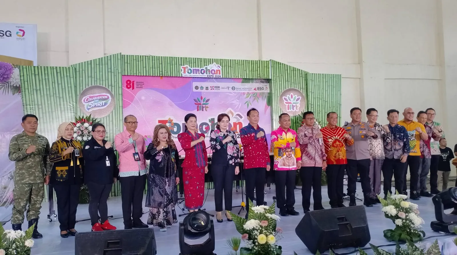 Kodim 1302/Minahasa Dukung Pembukaan TIFF 2026 Di Kota Tomohon.