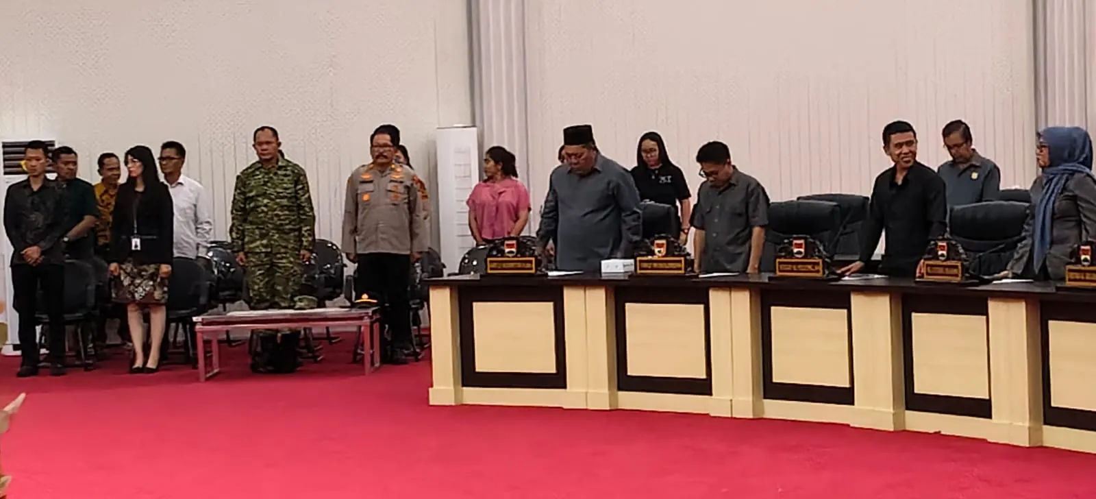 “Sinergitas TNI Dan Pemkab Mitra Kawal Pembangunan Daerah.”