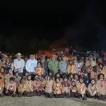 TNI Dukung Pembentukan Karakter Generasi Muda Melalui Perkemahan Pramuka Madrasah Se-Minsel.
