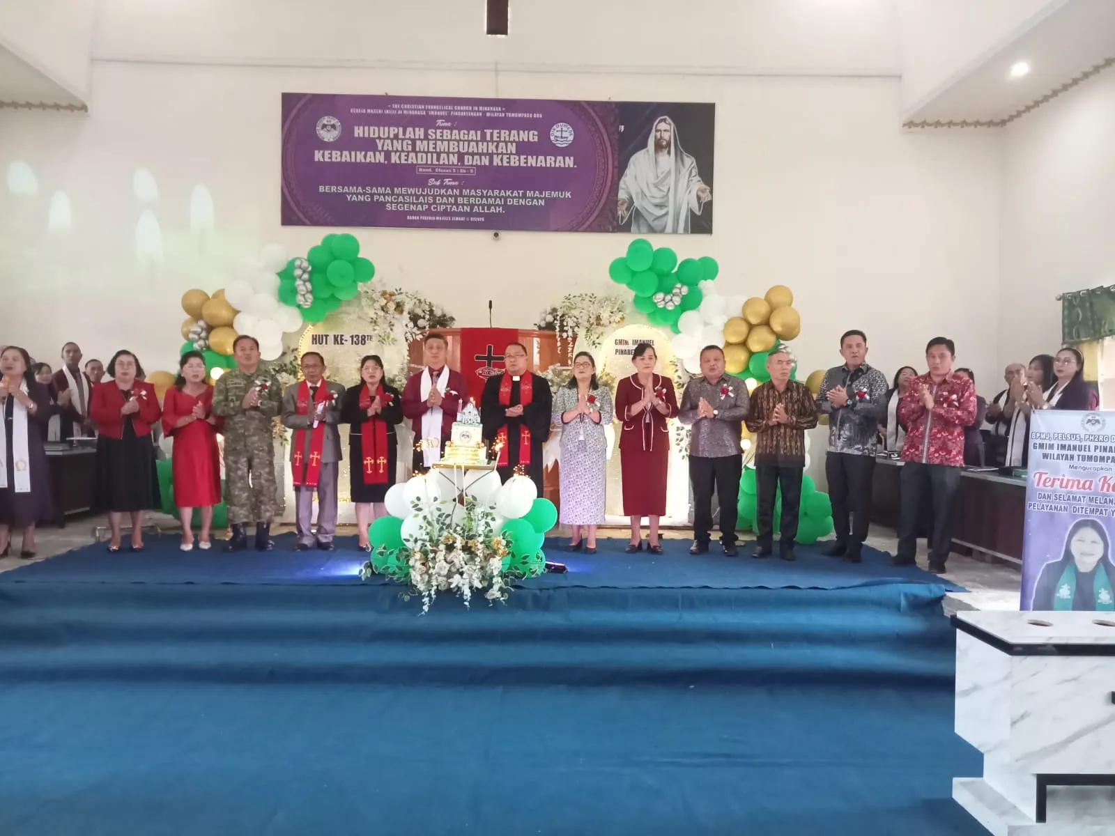 “Sukacita 138 Tahun, Semangat Pelayanan Terus Diteruskan.”