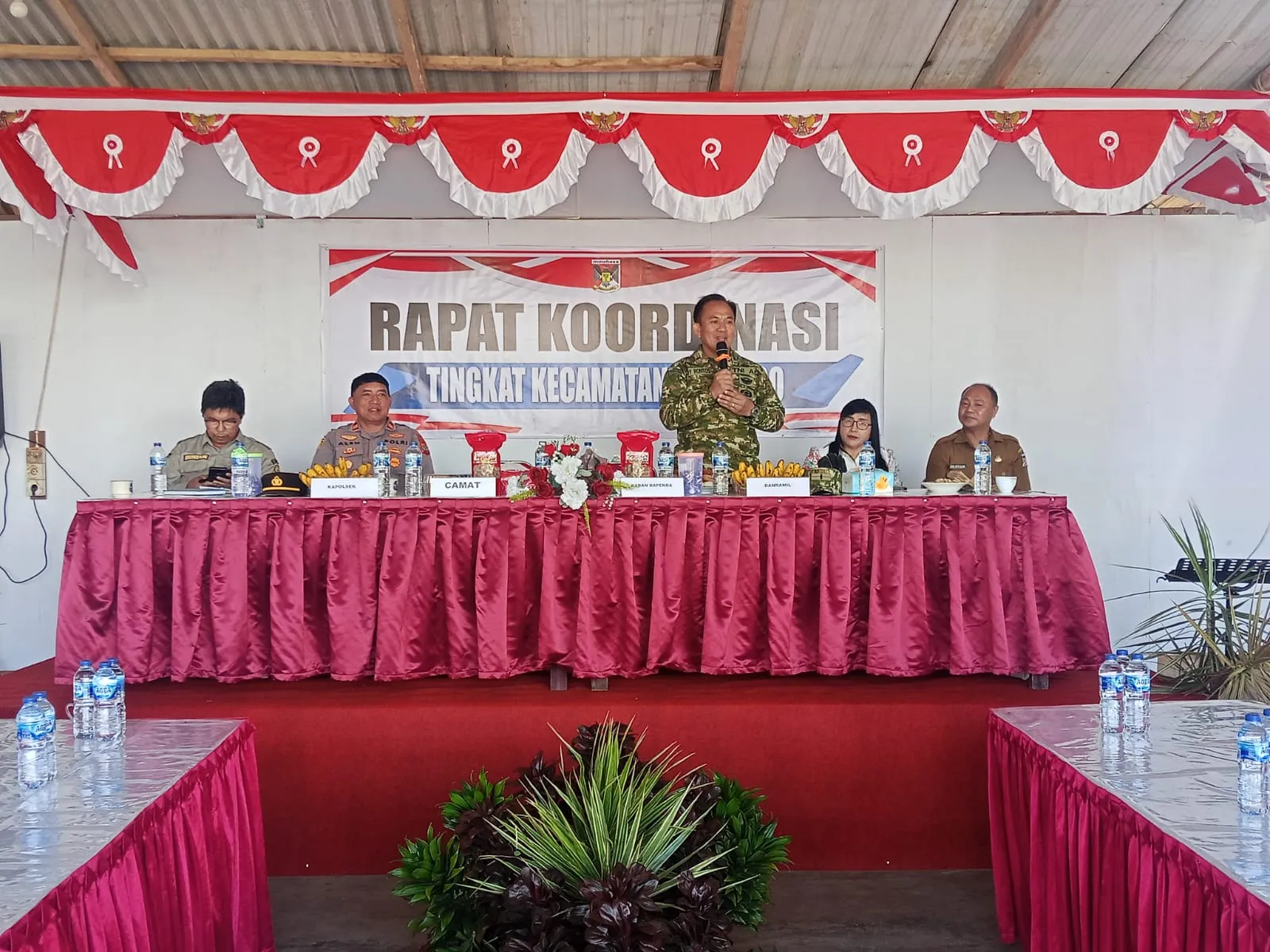 Danramil Imbau Warga Tompaso Waspadai Kebakaran Jelang HUT RI.