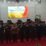 Danramil Belang Hadiri Rapat Paripurna DPRD Mitra.