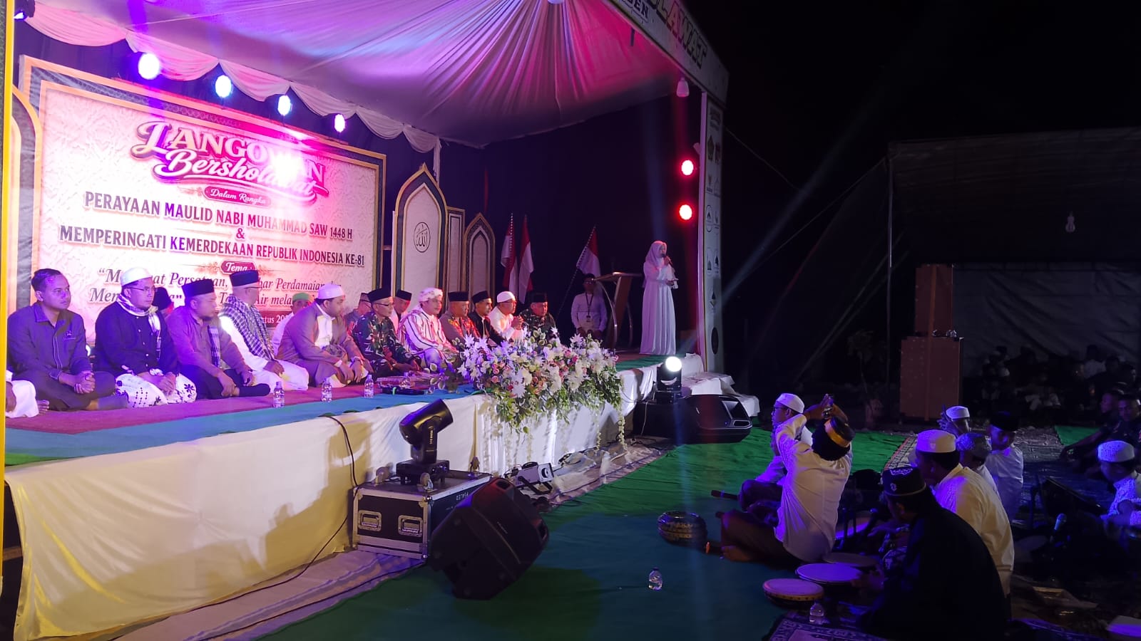 Kasdim 1302/Minahasa Hadir Perkuat Langowan Bersholawat Jilid II.