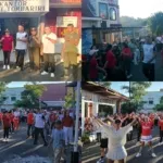 Kebersamaan TNI Dan Masyarakat Warnai Pembukaan HUT Ke-81 RI Di Tombariri.
