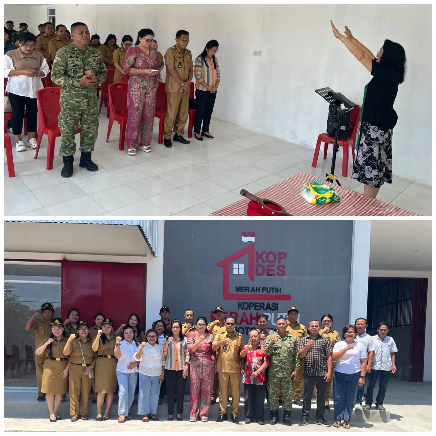 Ibadah Syukur Pembangunan KDKMP Perkuat Sinergi TNI, Pemerintah, Dan Masyarakat.