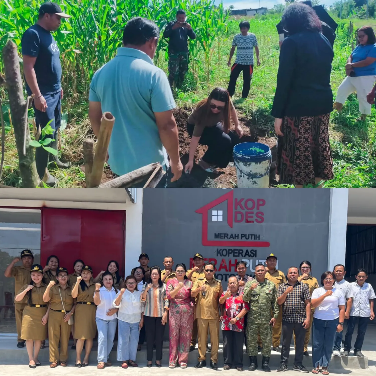 Sejak Peletakan Ibadah Batu Pertama Hingga Ibadah Syukur Selesainya KDKMP.
