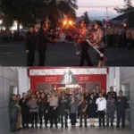 Dandim 1302/Minahasa Pimpin Taptu Dan Pawai Obor HUT Ke-81 Kemerdekaan RI.