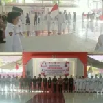 Pabung Minsel Kodim 1302/Minahasa Hadiri Pengukuhan Paskibraka Minsel.