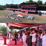 “TNI Dan Forkopimda Bersatu Dalam Upacara HUT RI Ke-81.”