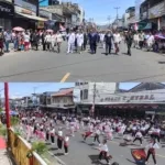 Pawai Devile Meriahkan HUT Ke-81 Kemerdekaan RI Di Kota Tomohon.