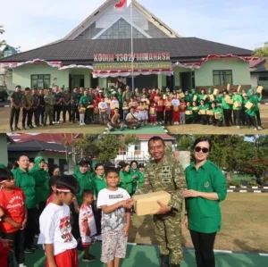 Semarak HUT RI Ke-81, Dandim 1302/Minahasa Ajak Keluarga Besar Kodim Perkuat Kebersamaan.