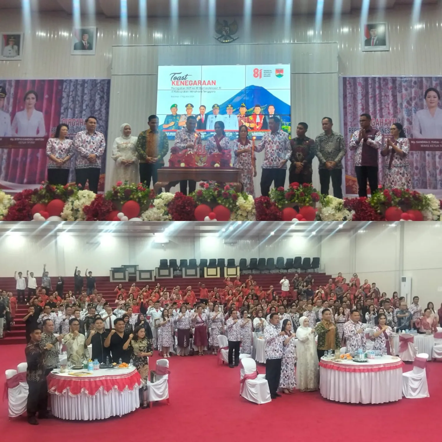 “Dari Resepsi Kenegaraan, Kodim 1302/Minahasa Kokohkan Persatuan.”
