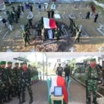 Dandim 1302/Minahasa Pimpin Pemakaman Militer Alm. Koptu Alfonso Mumu.