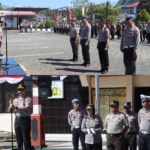 Kapolres Minahasa Perkuat Pemahaman Hukum Personel Saat Apel Pagi
