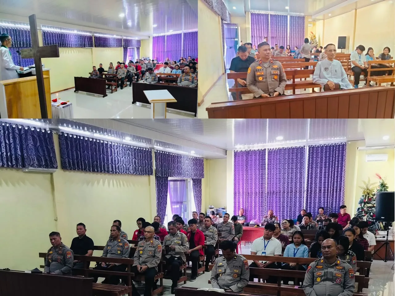 BinRohTal Kristen Polres Minahasa Perkuat Iman dan Integritas Personel