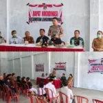 Rakor Kecamatan Langowan Utara, Kapolsek Ingatkan Warga Jauhi Miras, Sajam dan Knalpot Brong