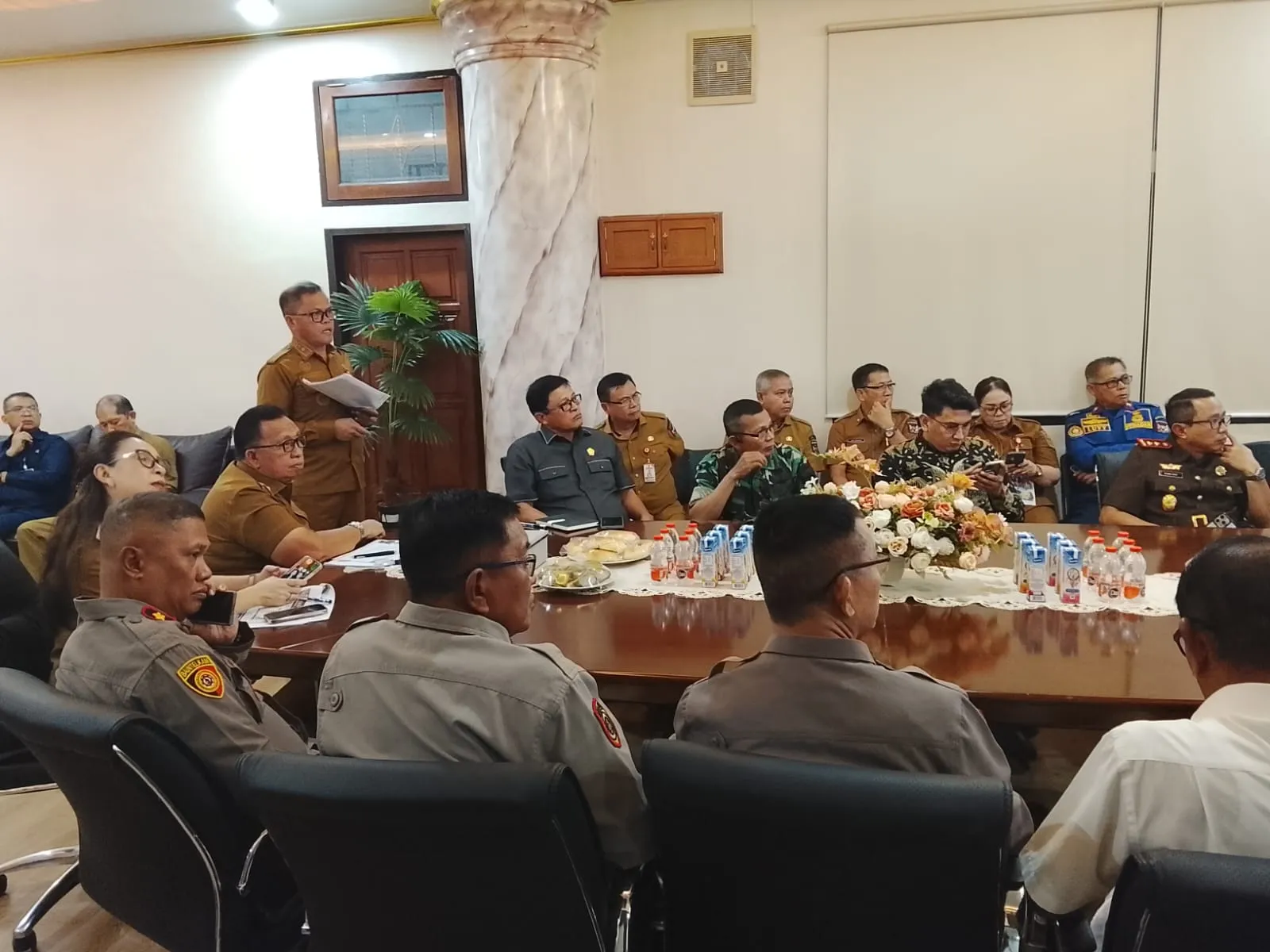 Kodim 1302/Minahasa Perkuat Sinergi Hadapi Dampak El Nino Di Kabupaten Minahasa.
