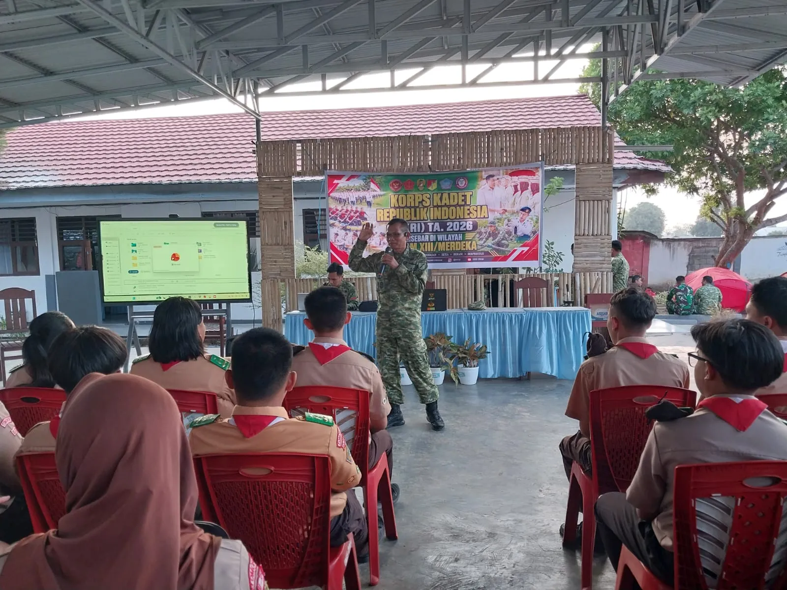 Persami KKRI Kodim 1302/Minahasa, Peserta Dibekali Kepemimpinan Dan Wawasan Bela Negara.