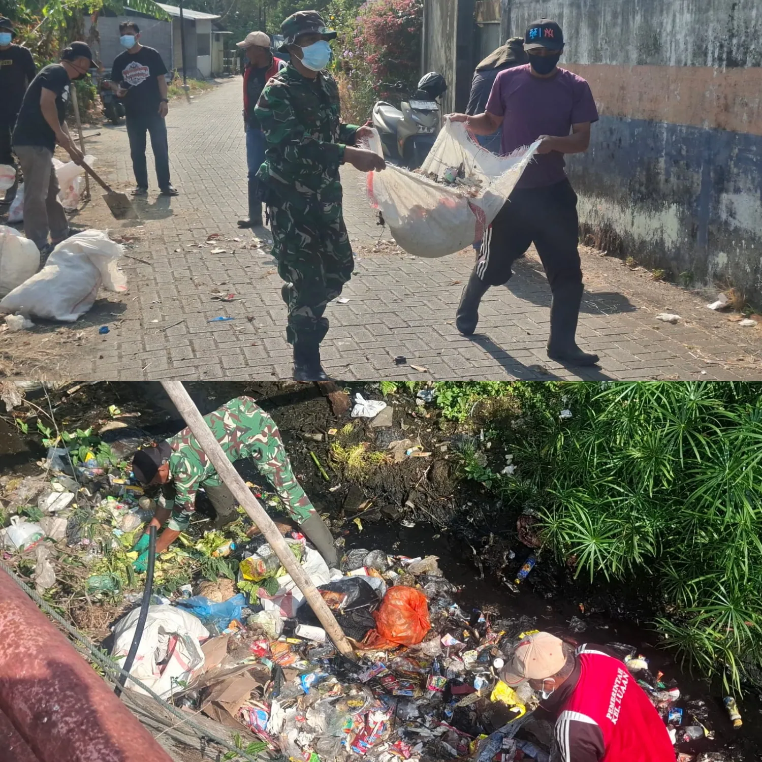 “Dari Sungai Luaan, TNI Dan Rakyat Bergerak untuk Lingkungan Bersih.”