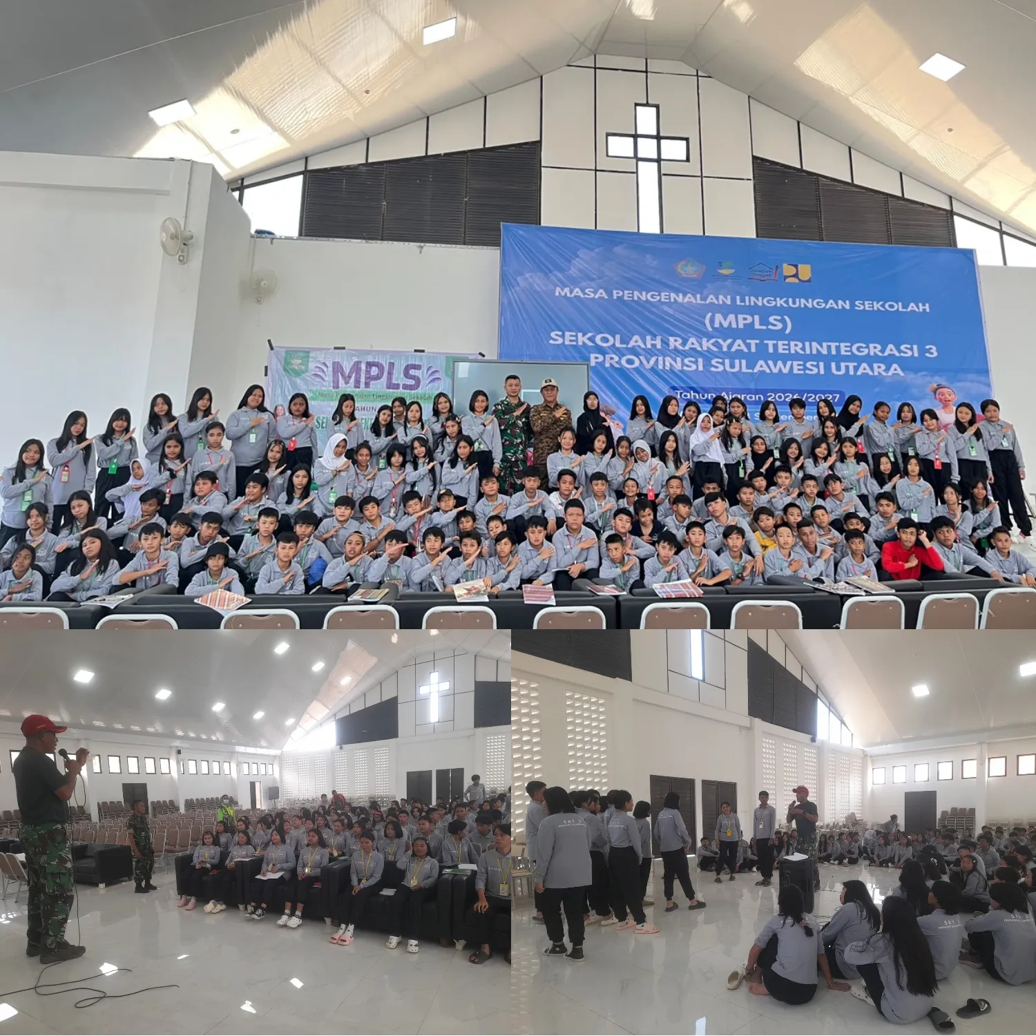 Kodim 1302/Minahasa Tanamkan Disiplin Dan Nasionalisme Di Sekolah Rakyat.