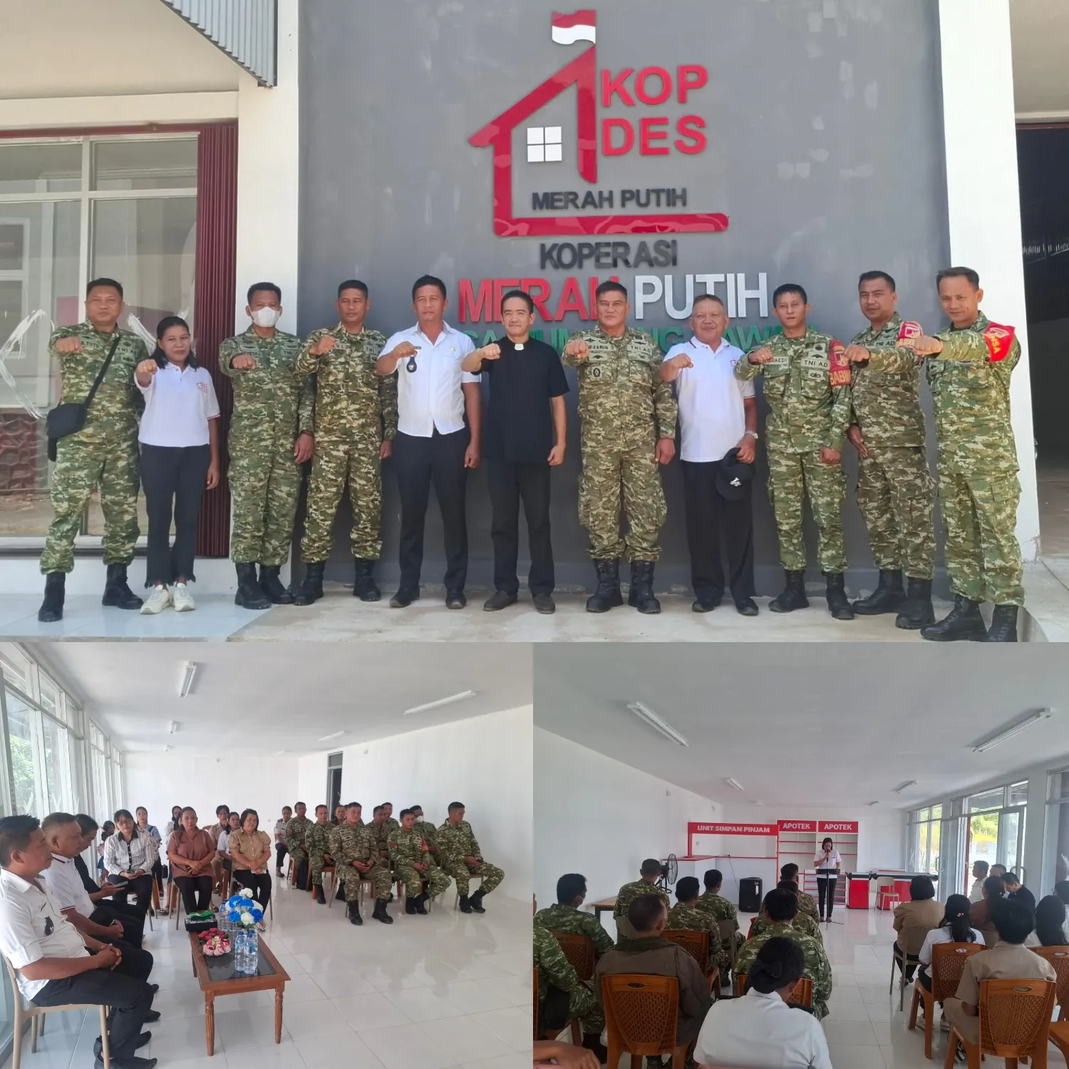 “Doa Bersama Koramil 1302-14/Amurang, Perkuat Dukungan Percepatan KDKMP.”